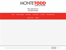 Tablet Screenshot of montetoddhomes.com